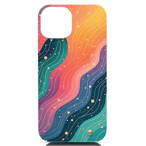 Art Abstract Pattern iPhone 14 Black UV Print PC Hardshell Case from ArtsNow.com Front