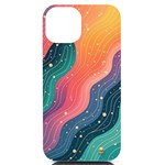 Art Abstract Pattern iPhone 14 Black UV Print PC Hardshell Case