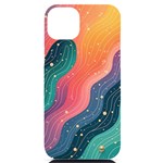 Art Abstract Pattern iPhone 14 Plus Black UV Print PC Hardshell Case