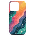 Art Abstract Pattern iPhone 14 Pro Black UV Print PC Hardshell Case