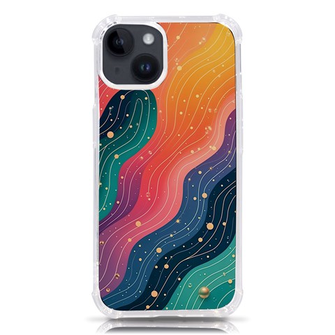 Art Abstract Pattern iPhone 14 TPU UV Print Case from ArtsNow.com Front