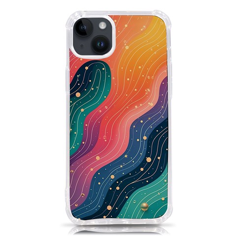 Art Abstract Pattern iPhone 14 Plus TPU UV Print Case from ArtsNow.com Front