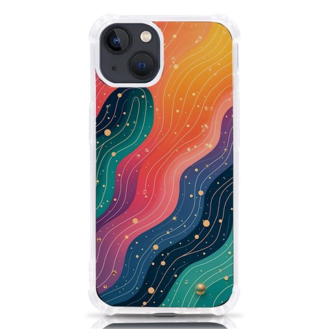 Art Abstract Pattern iPhone 13 TPU UV Print Case from ArtsNow.com Front