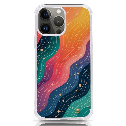 Art Abstract Pattern iPhone 13 Pro Max TPU UV Print Case from ArtsNow.com Front