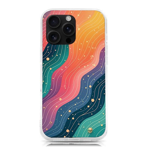 Art Abstract Pattern iPhone 16 Pro Max TPU UV Print Case from ArtsNow.com Front