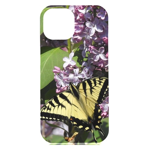 Eastern Swallowtail Butterfly Phone Case iPhone 15 Plus Black UV Print PC Hardshell Case from ArtsNow.com Front