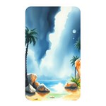 Delicate Watercolor Painting Surreal Oasis Scene With Intense Dramatic Lighting Memory Card Reader (Rectangular)