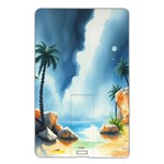 Delicate Watercolor Painting Surreal Oasis Scene With Intense Dramatic Lighting Name Card Style USB Flash Drive