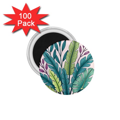 Illustrations Plants Nature Leaves 1.75  Magnets (100 pack)  from ArtsNow.com Front