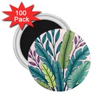 Illustrations Plants Nature Leaves 2.25  Magnets (100 pack) 