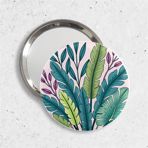 Illustrations Plants Nature Leaves 2.25  Handbag Mirrors from ArtsNow.com Front