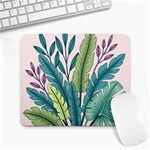 Illustrations Plants Nature Leaves Large Mousepad