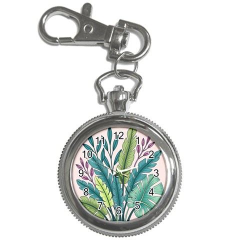 Illustrations Plants Nature Leaves Key Chain Watches from ArtsNow.com Front