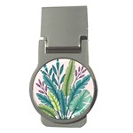 Illustrations Plants Nature Leaves Money Clips (Round) 