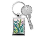 Illustrations Plants Nature Leaves Key Chain (Rectangle)