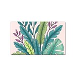 Illustrations Plants Nature Leaves Sticker (Rectangular)