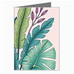 Illustrations Plants Nature Leaves Greeting Card