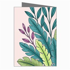 Illustrations Plants Nature Leaves Greeting Card from ArtsNow.com Right