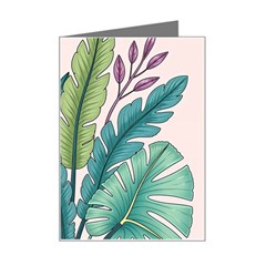 Illustrations Plants Nature Leaves Mini Greeting Card from ArtsNow.com Left