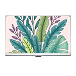 Illustrations Plants Nature Leaves Business Card Holder