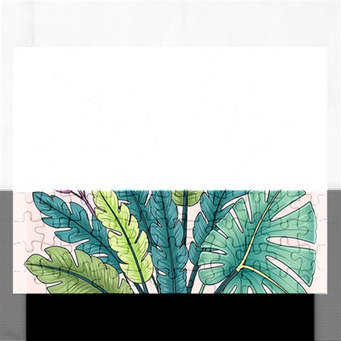 Illustrations Plants Nature Leaves Rectangular Jigsaw Puzzl from ArtsNow.com Front