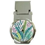 Illustrations Plants Nature Leaves Money Clip Watches