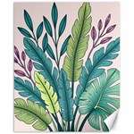 Illustrations Plants Nature Leaves Canvas 16  x 20 