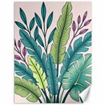 Illustrations Plants Nature Leaves Canvas 36  x 48 