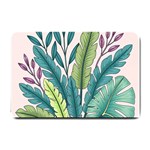 Illustrations Plants Nature Leaves Small Doormat