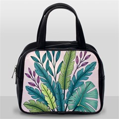 Illustrations Plants Nature Leaves Classic Handbag (Two Sides) from ArtsNow.com Back