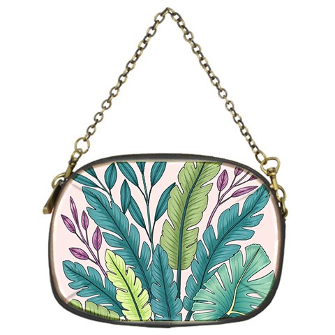 Illustrations Plants Nature Leaves Chain Purse (One Side) from ArtsNow.com Front