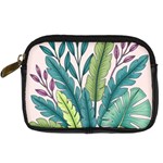 Illustrations Plants Nature Leaves Digital Camera Leather Case