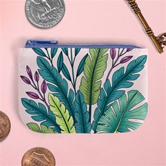 Illustrations Plants Nature Leaves Mini Coin Purse from ArtsNow.com Front