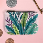 Illustrations Plants Nature Leaves Mini Coin Purse