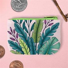 Illustrations Plants Nature Leaves Mini Coin Purse from ArtsNow.com Back