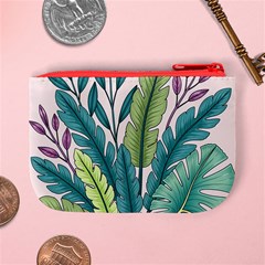 Illustrations Plants Nature Leaves Mini Coin Purse from ArtsNow.com Back