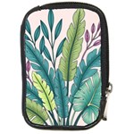 Illustrations Plants Nature Leaves Compact Camera Leather Case