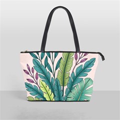 Illustrations Plants Nature Leaves Classic Shoulder Handbag from ArtsNow.com Front