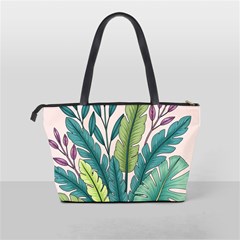 Illustrations Plants Nature Leaves Classic Shoulder Handbag from ArtsNow.com Back