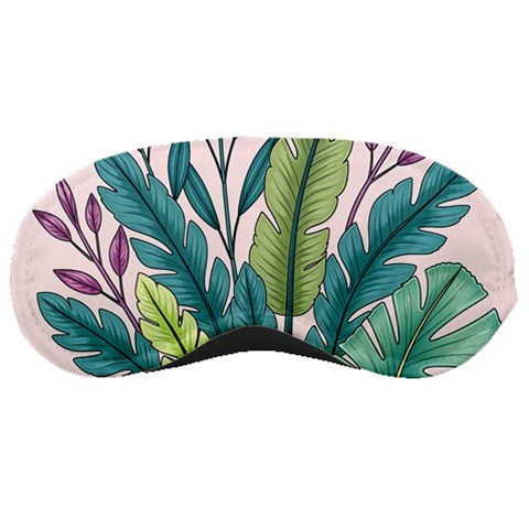 Illustrations Plants Nature Leaves Sleep Mask from ArtsNow.com Front