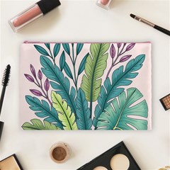 Illustrations Plants Nature Leaves Cosmetic Bag (Large) from ArtsNow.com Front