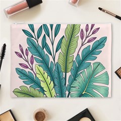 Illustrations Plants Nature Leaves Cosmetic Bag (XL) from ArtsNow.com Front