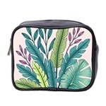 Illustrations Plants Nature Leaves Mini Toiletries Bag (Two Sides)