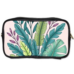 Illustrations Plants Nature Leaves Toiletries Bag (Two Sides) from ArtsNow.com Front