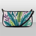 Illustrations Plants Nature Leaves Shoulder Clutch Bag