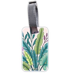 Illustrations Plants Nature Leaves Luggage Tag (two sides) from ArtsNow.com Front