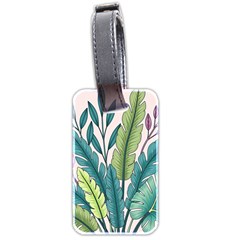 Illustrations Plants Nature Leaves Luggage Tag (two sides) from ArtsNow.com Back