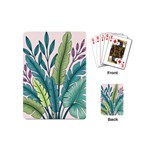 Illustrations Plants Nature Leaves Playing Cards Single Design (Mini)