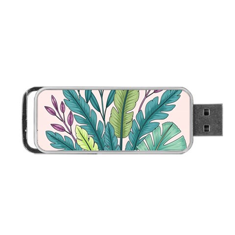 Illustrations Plants Nature Leaves Portable USB Flash (One Side) from ArtsNow.com Front