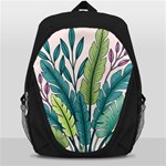 Illustrations Plants Nature Leaves Backpack Bag